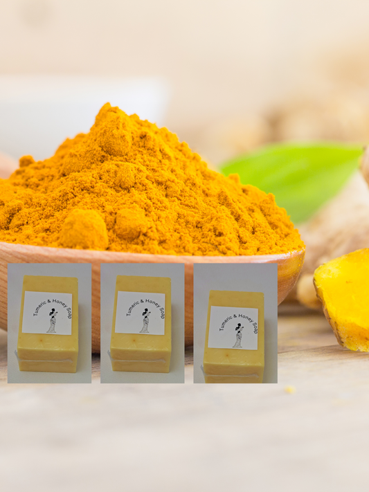 Turmeric and Honey Soap Trio